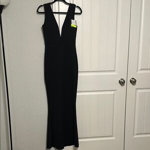 Missguided Black Maxi Dress